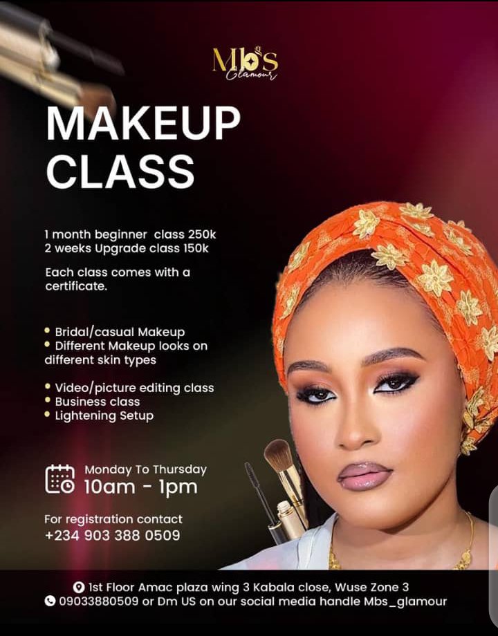Mbs Glamour professional makeup artist showcase